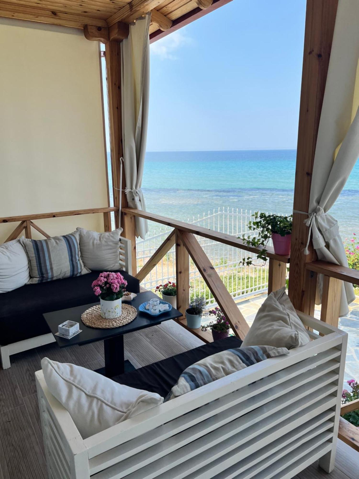 Beachfront Villa Athina Vergia Dış mekan fotoğraf
