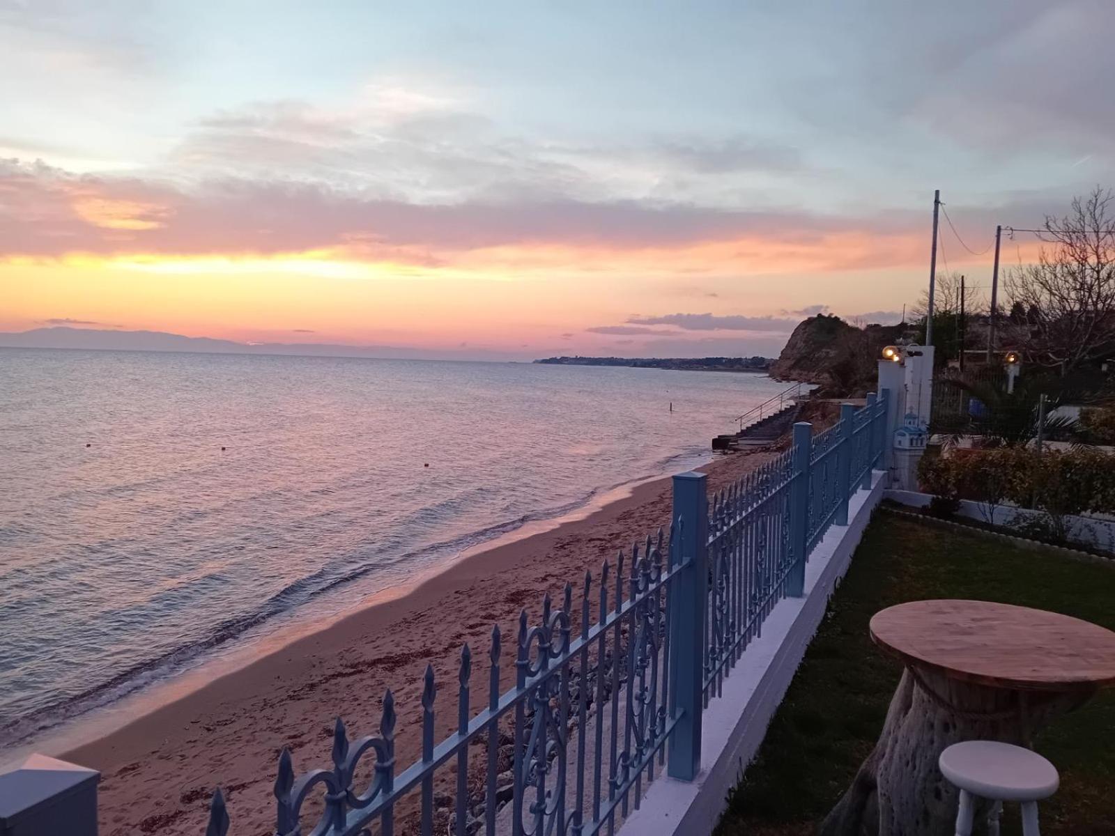 Beachfront Villa Athina Vergia Dış mekan fotoğraf
