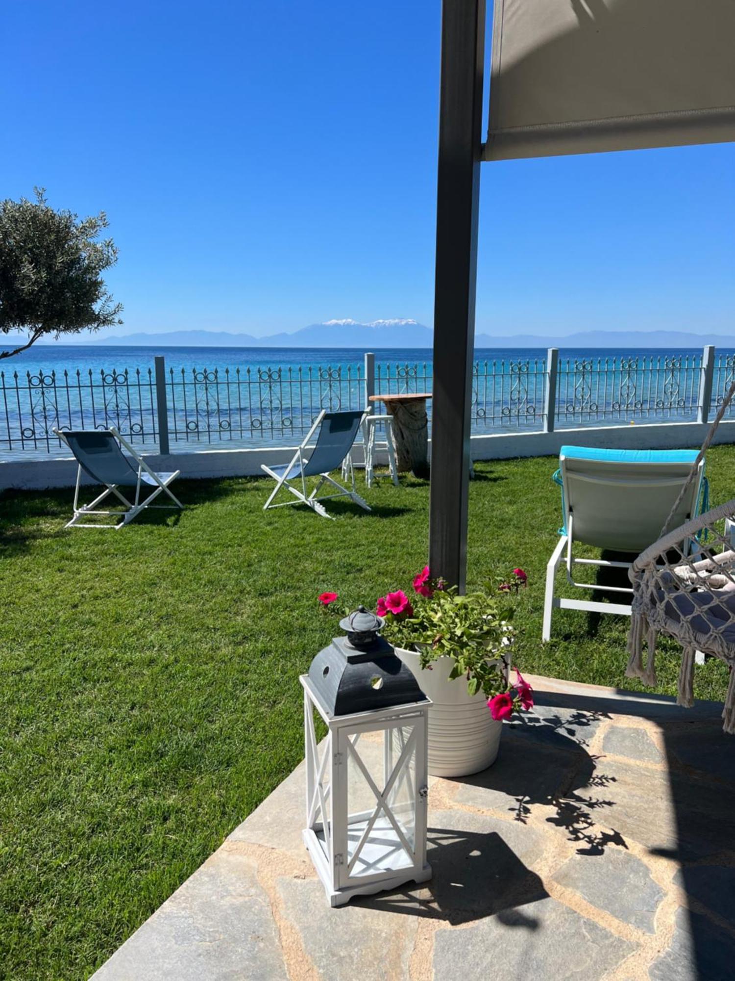 Beachfront Villa Athina Vergia Dış mekan fotoğraf
