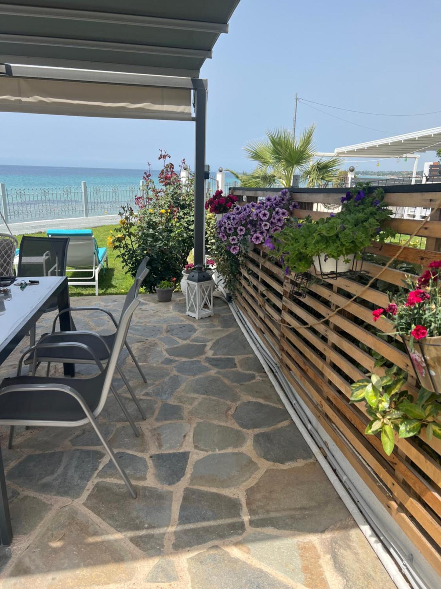 Beachfront Villa Athina Vergia Dış mekan fotoğraf
