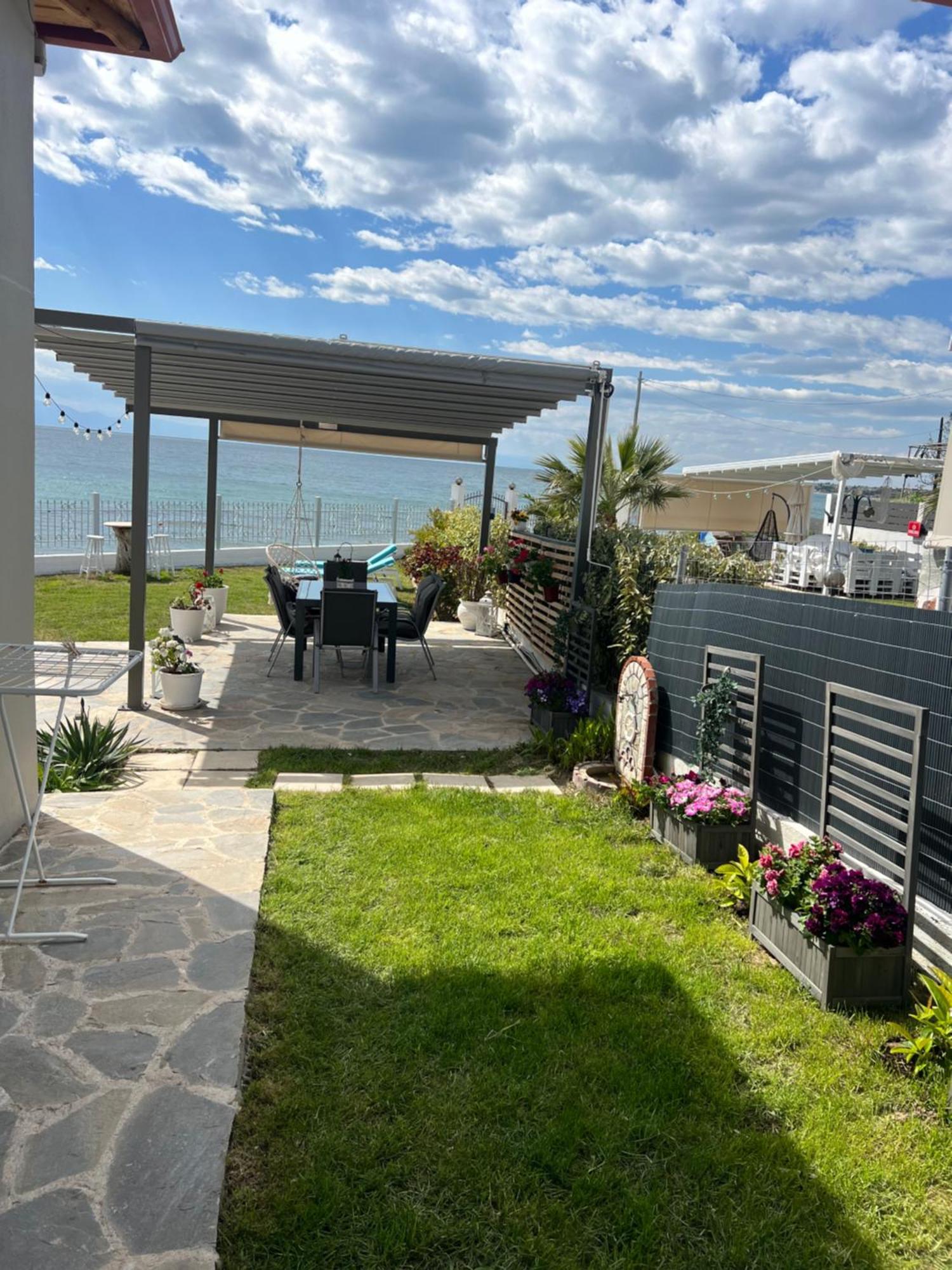 Beachfront Villa Athina Vergia Dış mekan fotoğraf