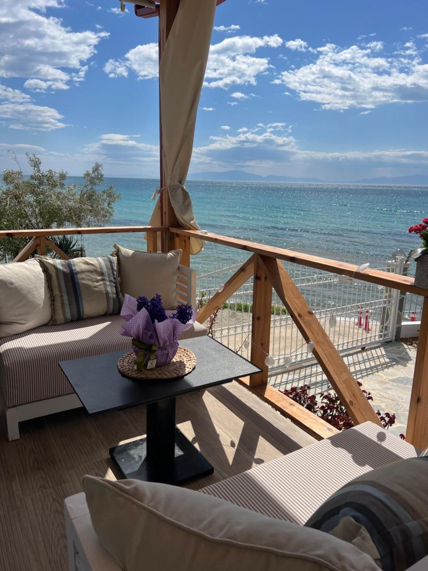 Beachfront Villa Athina Vergia Dış mekan fotoğraf